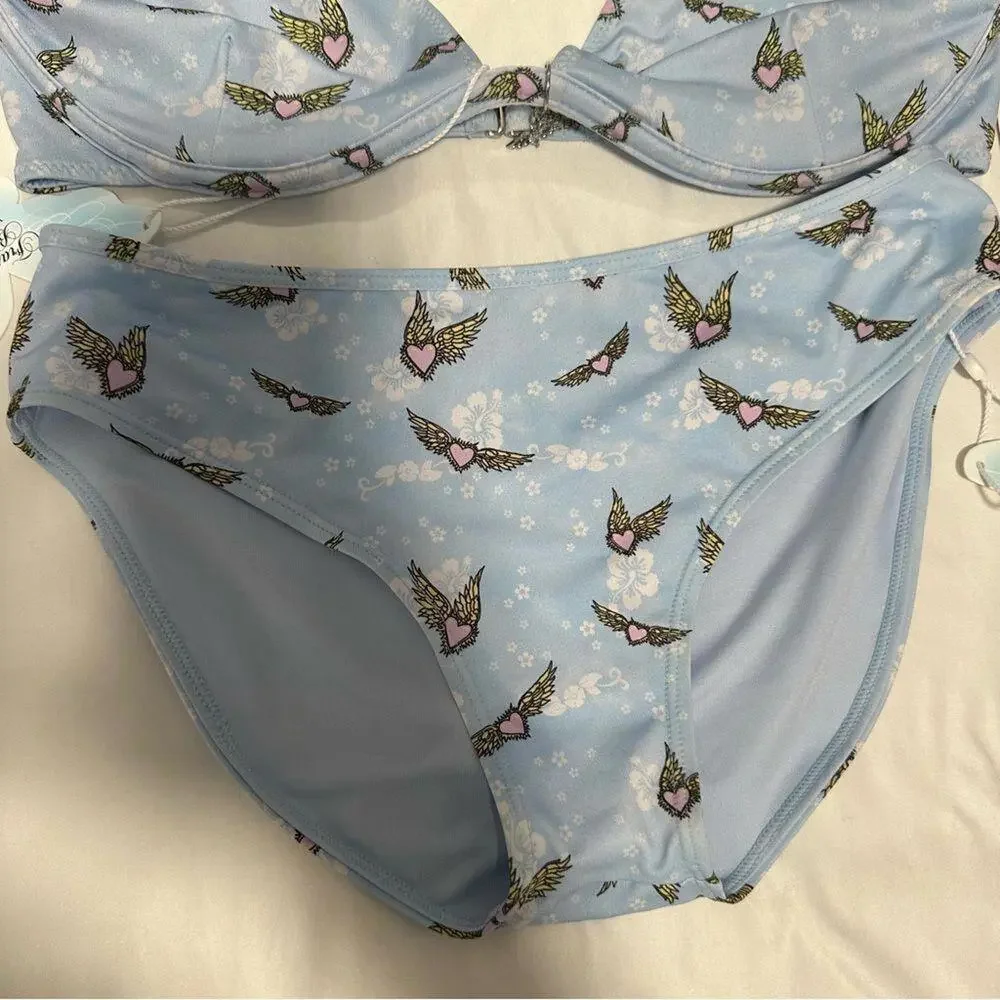 FRANKIES BIKINIS Estella Butterfly Bikini Top and Bottoms